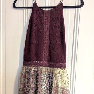 Doe & Rae Dress, Red/Cream, Small (Modcloth)